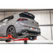 GPF-back výfuk VW Golf Mk8 GTI Clubsport Sportback Scorpion Exhaust - S rezonátorem / leštěné koncovky Daytona