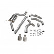 GPF-back exhaust Audi S3 (8Y) Quattro Sportback Scorpion Exhaust - resonated / carbon fibre trims