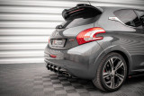 Maxton Design Zadní difuzor Street Pro PEUGEOT 208 GTi - černý