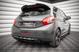 Maxton Design Zadní difuzor Street Pro PEUGEOT 208 GTi - červeno-černý