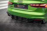 Maxton Design Zadní difuzor Street Pro AUDI RS5 B9 Facelift - červený