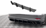 Maxton Design Zadní difuzor Street Pro AUDI S3 8V Sportback Facelift - červeno-černý