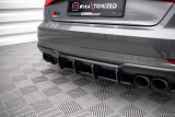 Maxton Design Zadní difuzor Street Pro AUDI S3 8V Sportback Facelift - červeno-černý
