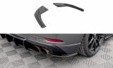 Maxton Design Boční lišty zadního nárazníku Street Pro AUDI S3 8V Sportback Facelift - červeno-černé