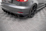 Maxton Design Boční lišty zadního nárazníku Street Pro AUDI S3 8V Sportback Facelift - červeno-černé