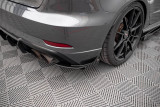 Maxton Design Boční lišty zadního nárazníku s křidélky Street Pro AUDI S3 8V Sportback Facelift - černé