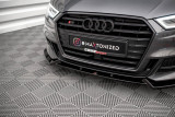 Maxton Design Spoiler předního nárazníku AUDI S3 8V Sportback Facelift V.1 - karbon