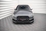 Maxton Design Spoiler předního nárazníku AUDI S3 8V Sportback Facelift V.2 - texturovaný plast