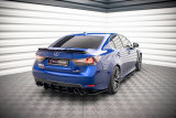 Maxton Design Boční lišty zadního nárazníku Street Pro LEXUS GS F Mk4 Facelift - červeno-černé