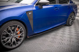 Maxton Design Prahové lišty Street Pro LEXUS GS F Mk4 Facelift - červeno-černé