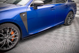 Maxton Design Prahové lišty LEXUS GS F Mk4 Facelift - černý lesklý lak