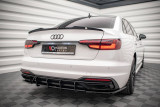 Maxton Design Lišta víka kufru AUDI A4 B9 Facelift - texturovaný plast