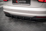 Maxton Design Zadní difuzor Street Pro AUDI A4 B9 Facelift - červeno-černý