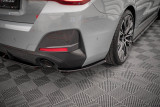 Maxton Design Boční lišty zadního nárazníku BMW 4 Gran Coupe G26 M-Pack V.1 - texturovaný plast