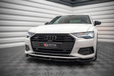 Maxton Design Spoiler předního nárazníku AUDI A6 C8 V.1 - texturovaný plast