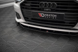 Maxton Design Spoiler předního nárazníku AUDI A6 C8 V.1 - karbon