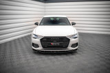 Maxton Design Spoiler předního nárazníku AUDI A6 C8 V.2 - černý lesklý lak