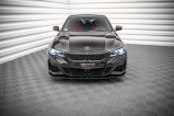 Maxton Design Spoiler předního nárazníku Street Pro BMW 3 G20 M-Pack - červeno-černý