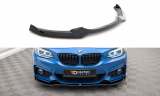Maxton Design Spoiler předního nárazníku BMW 2 F22 M-Pack V.1 - černý lesklý lak