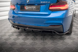 Maxton Design Spoiler zadního nárazníku BMW 2 F22 M-Pack - texturovaný plast