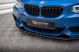 Maxton Design Spoiler předního nárazníku Street Pro BMW 2 F22 M-Pack - černý