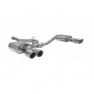 GPF-back exhaust SEAT Leon Cupra ST Mk3 4Drive Scorpion Exhaust - non-resonated / polished Daytona trims