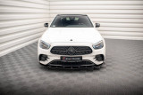 Maxton Design Spoiler předního nárazníku Mercedes E W213 AMG-Line Facelift V.2 - texturovaný plast