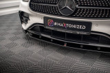 Maxton Design Spoiler předního nárazníku Mercedes E W213 AMG-Line Facelift V.2 - černý lesklý lak