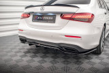 Maxton Design Spoiler zadního nárazníku Mercedes E W213 AMG-Line Facelift - texturovaný plast