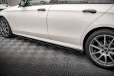Maxton Design Prahové lišty Mercedes E W213 AMG-Line Facelift - černý lesklý lak