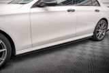 Maxton Design Prahové lišty Mercedes E W213 AMG-Line Facelift - černý lesklý lak
