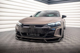 Maxton Design Spoiler předního nárazníku AUDI e-tron GT / e-tron RS GT V.1 - texturovaný plast
