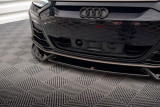 Maxton Design Spoiler předního nárazníku AUDI e-tron GT / e-tron RS GT V.1 - texturovaný plast