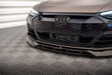 Maxton Design Spoiler předního nárazníku AUDI e-tron GT / e-tron RS GT V.3 - texturovaný plast