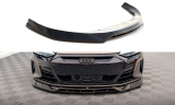 Maxton Design Spoiler předního nárazníku AUDI e-tron GT / e-tron RS GT V.3 - černý lesklý lak