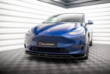Maxton Design Spoiler předního nárazníku TESLA Model Y V.2 - texturovaný plast