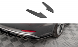 Maxton Design Boční lišty zadního nárazníku Street Pro AUDI S5 / A5 S-Line B9 - červeno-černé
