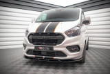Maxton Design Spoiler předního nárazníku FORD Transit Custom ST-Line Facelift - karbon
