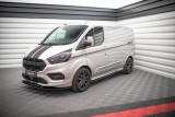 Maxton Design Prahové lišty FORD Transit Custom ST-Line Facelift - černý lesklý lak