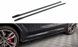 Maxton Design Prahové lišty BMW X3 M40d G01 - černý lesklý lak
