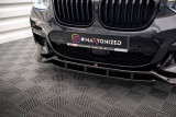 Maxton Design Spoiler předního nárazníku BMW X3 M40d G01 - černý lesklý lak