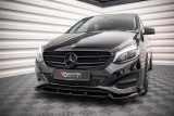 Maxton Design Spoiler předního nárazníku Mercedes B W246 Facelift - texturovaný plast