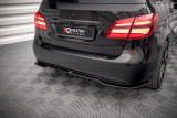 Maxton Design Spoiler zadního nárazníku Mercedes B W246 Facelift - černý lesklý lak