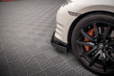 Maxton Design Spoiler předního nárazníku s křidélky Nissan GT-R Facelift - texturovaný plast