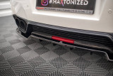 Maxton Design Spoiler zadního nárazníku s křidélky Nissan GT-R Facelift - černý lesklý lak