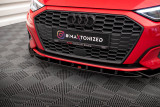 Maxton Design Spoiler předního nárazníku AUDI A3 8Y V.1 - texturovaný plast