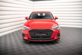 Maxton Design Spoiler předního nárazníku AUDI A3 8Y V.2 - černý lesklý lak