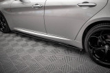 Maxton Design Prahové lišty Alfa Romeo Giulia Sport - černý lesklý lak