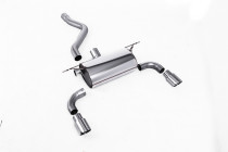Road Rear Silencer with Polished Tips BMW N135i 3 & 5 Door (F21 & F20, None xDrive) ECE
