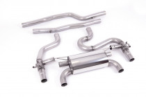 Valved Equal Lenght catback exhaust BMW M2 Competition Coupé (F87) OPF/GPF Milltek Sport - polished tips